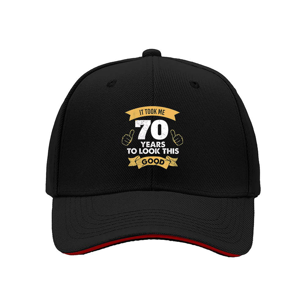 70 Years to Look This Good Men's Baseball Cap Birthday Gift