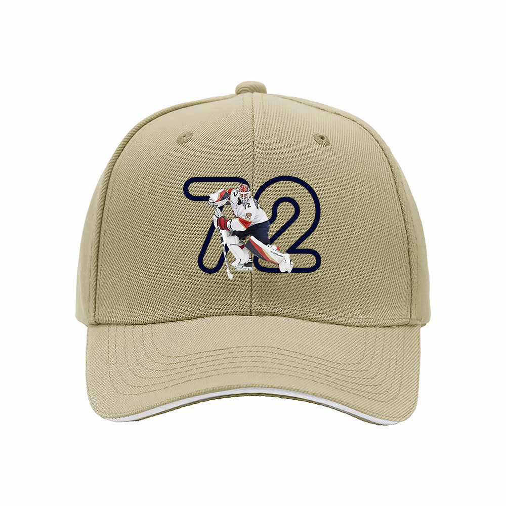Hockey Player 72 Men's Baseball Cap Gift Sport Fan Hat - Image 4