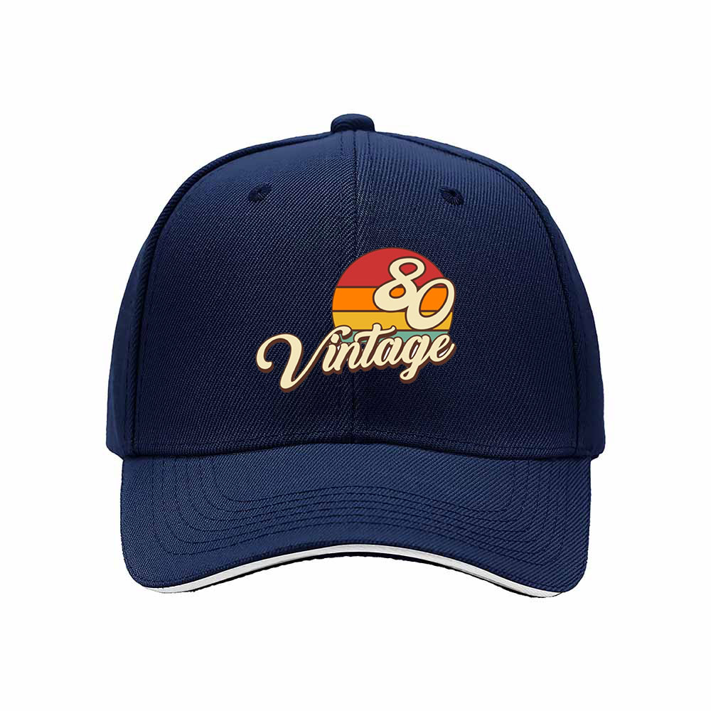 80s Vintage Retro Sun Baseball Cap for Men Women Gift Fashion Hat - Image 2