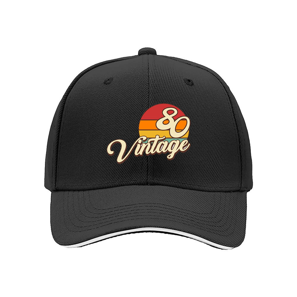 80s Vintage Retro Sun Baseball Cap for Men Women Gift Fashion Hat - Image 3