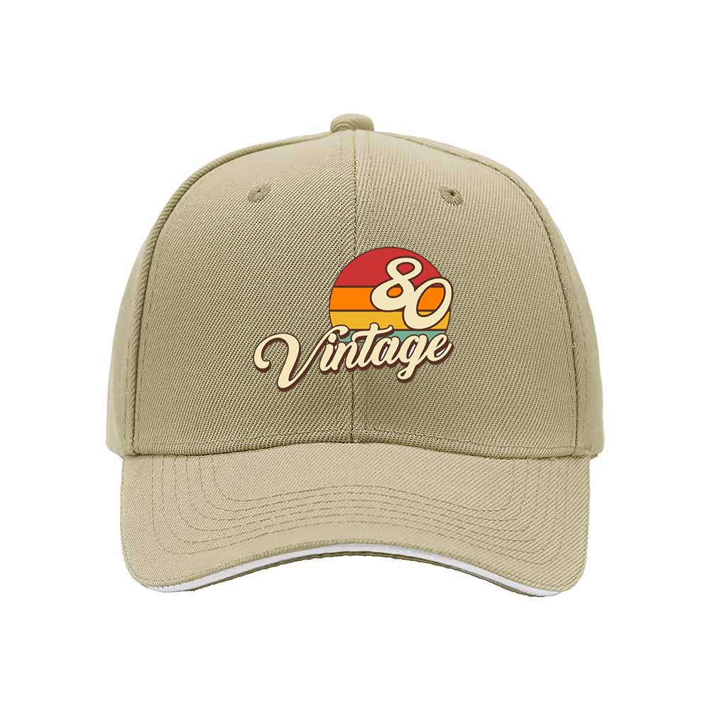 80s Vintage Retro Sun Baseball Cap for Men Women Gift Fashion Hat - Image 4