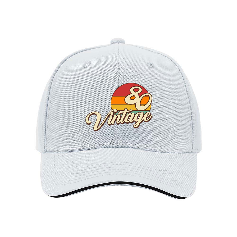 80s Vintage Retro Sun Baseball Cap for Men Women Gift Fashion Hat - Image 5