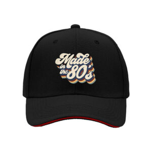 Made in the 80s Vintage Baseball Cap for Men Women Retro Gift Hat
