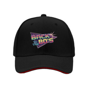 Back to the 80s Mens Womens Baseball Cap Retro Gift Hat