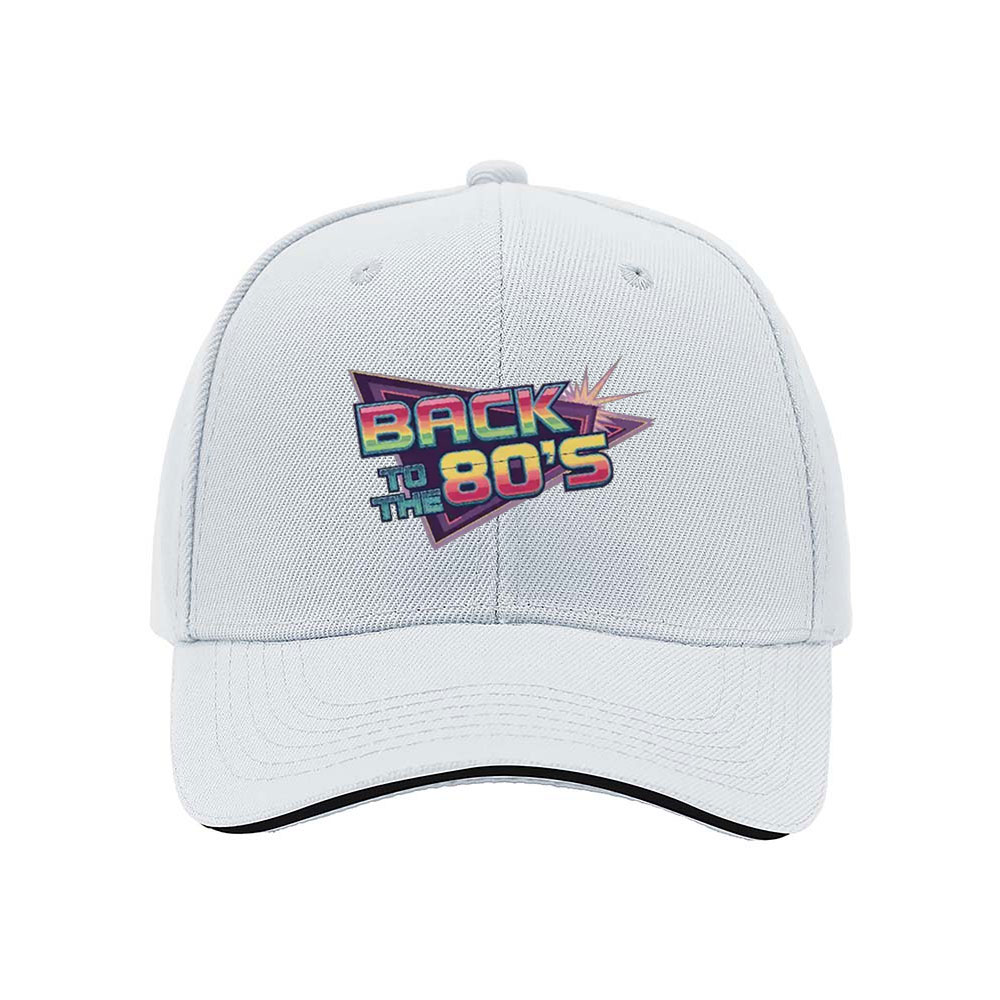 Back to the 80s Mens Womens Baseball Cap Retro Gift Hat - Image 5