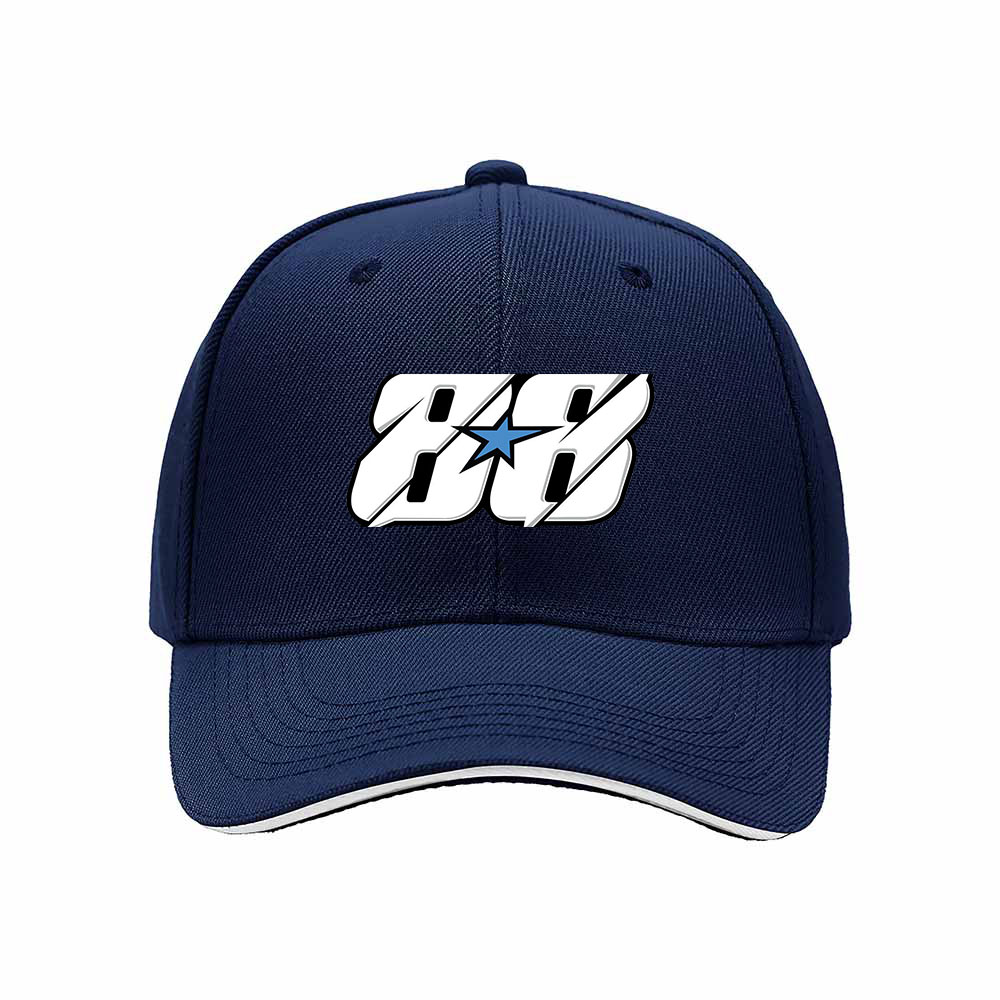Men's Baseball Cap 88 Number Star Design Gift for Fans - Image 2