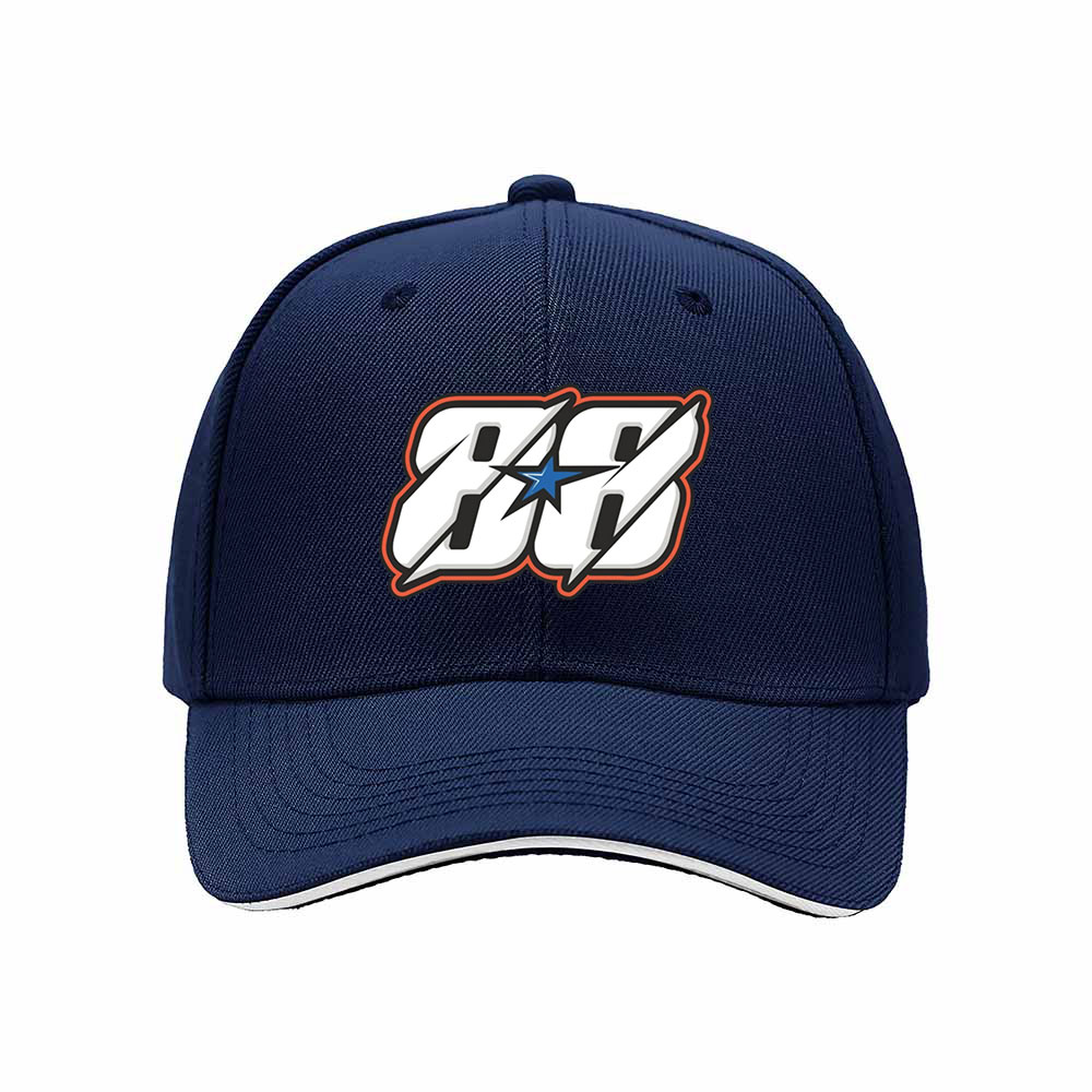 Black Baseball Cap with 88 Logo Design for Men Women Casual Gift Wear - Image 2