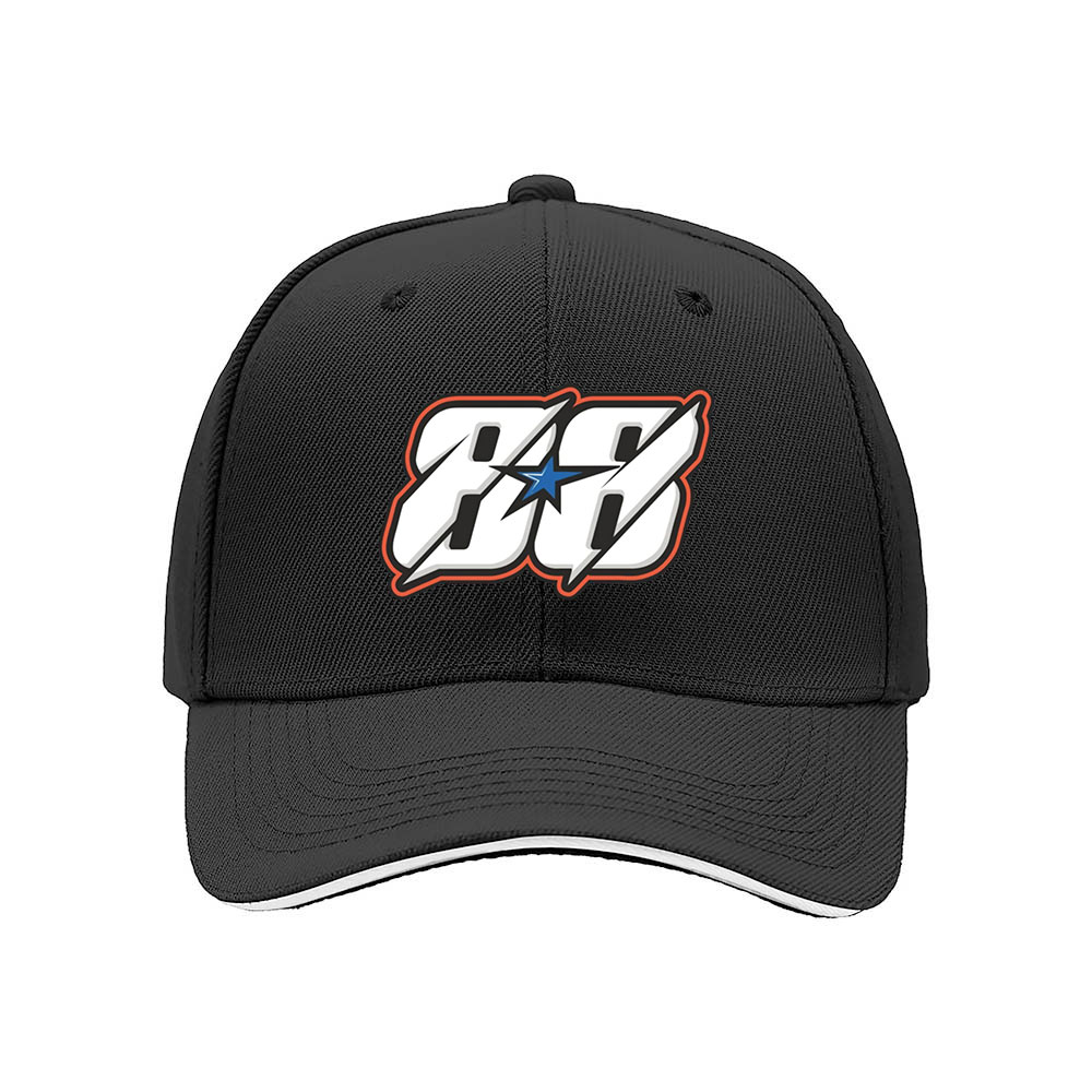 Black Baseball Cap with 88 Logo Design for Men Women Casual Gift Wear - Image 3