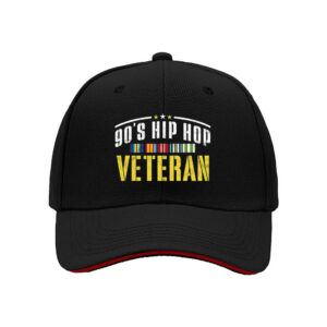 90s Hip Hop Veteran Men's Baseball Cap Gift for Fans