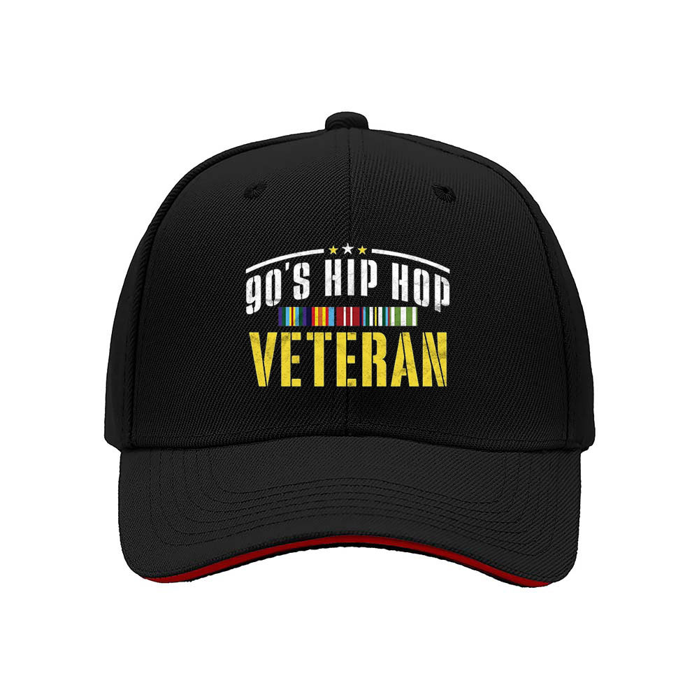 90s Hip Hop Veteran Men's Baseball Cap Gift for Fans