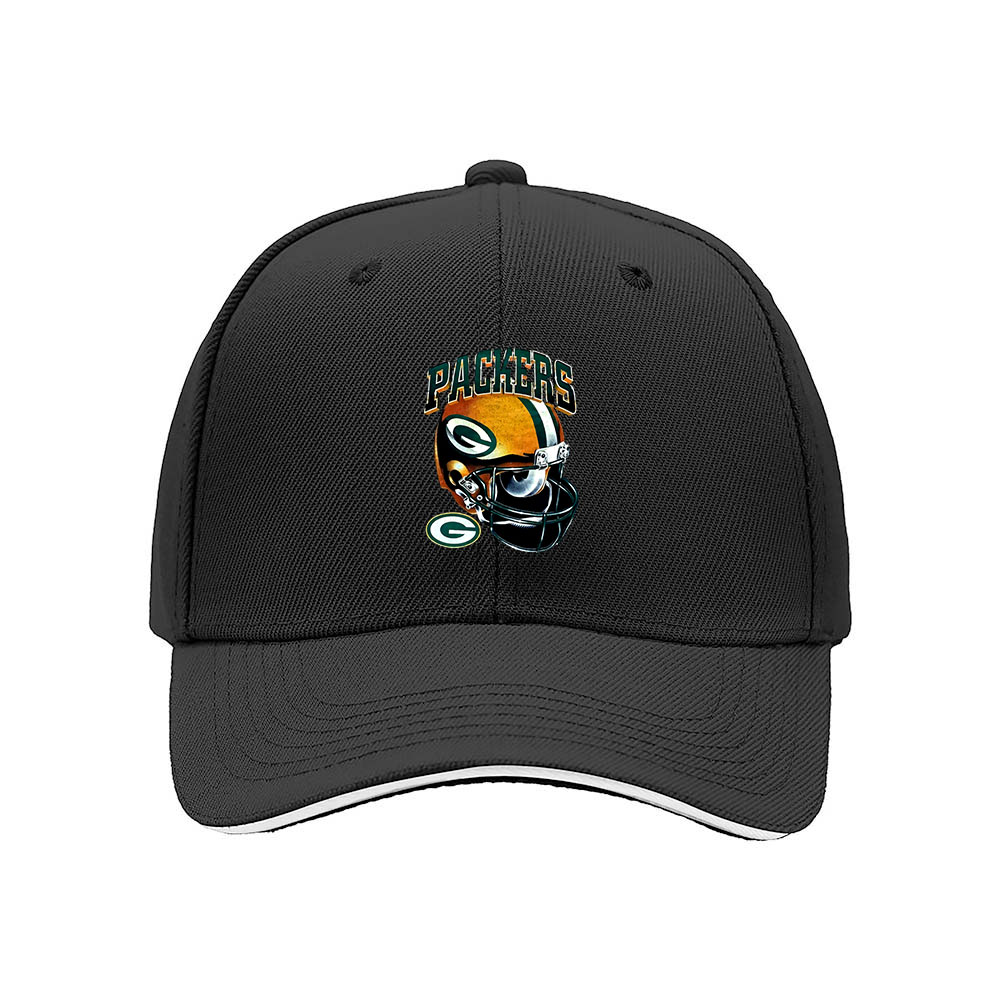 Green Bay Packers Football Helmet Men's Baseball Cap Gift for Fans - Image 3
