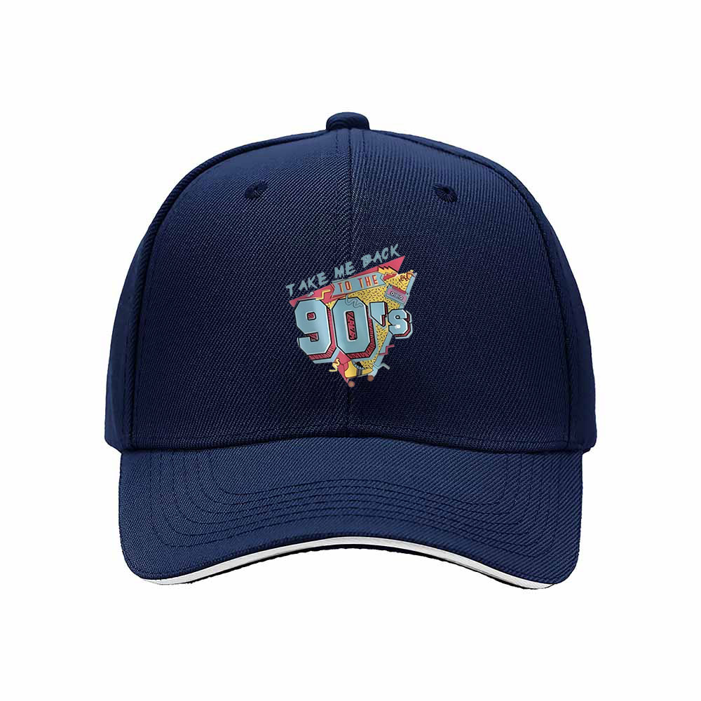 Take Me Back to the 90s Men's Baseball Cap Retro Gift Hat - Image 2