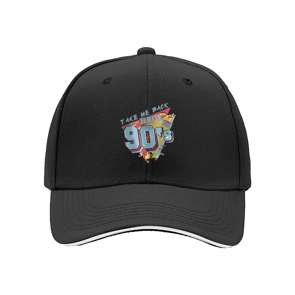 Take Me Back to the 90s Men's Baseball Cap Retro Gift Hat - Image 3