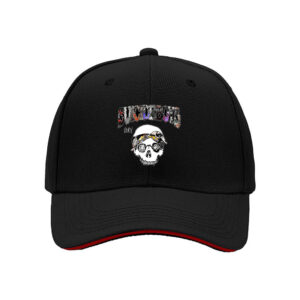 Black Skull Pirate Print Baseball Cap for Men Women Casual Gift Wear