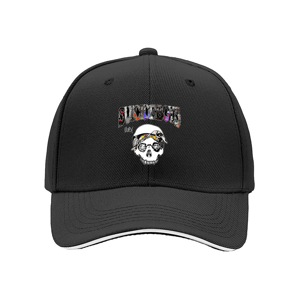 Black Skull Pirate Print Baseball Cap for Men Women Casual Gift Wear - Image 3