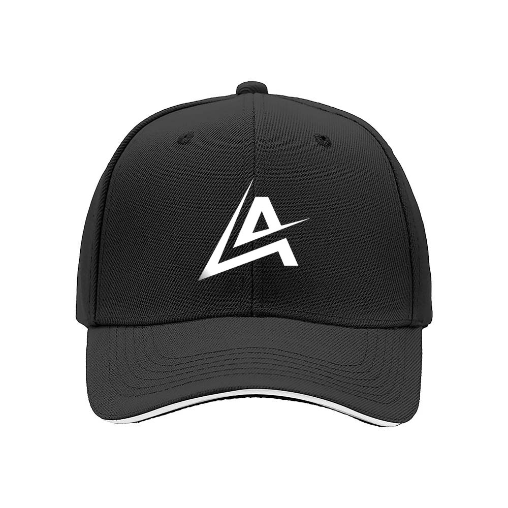 Black Baseball Cap with White Logo Men's Women's Adjustable Hat Gift for Gaming Fans - Image 3