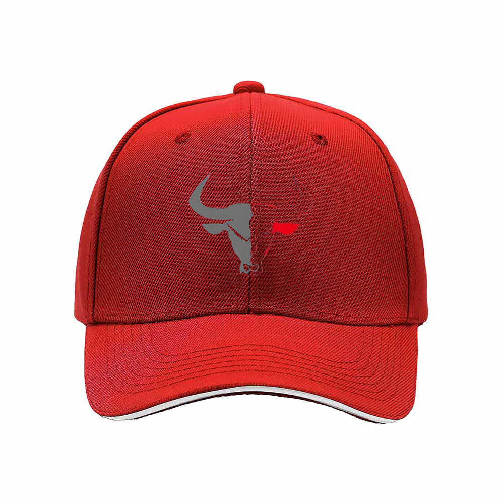 Chicago Bulls Logo Men's Baseball Cap Black Red Sport Gift Hat - Image 6