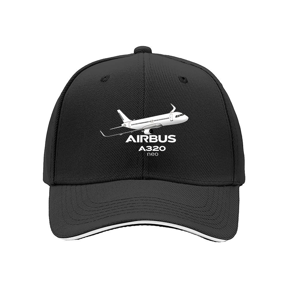 Airbus A320neo Plane Men's Baseball Cap Gift Aviation Hat - Image 3
