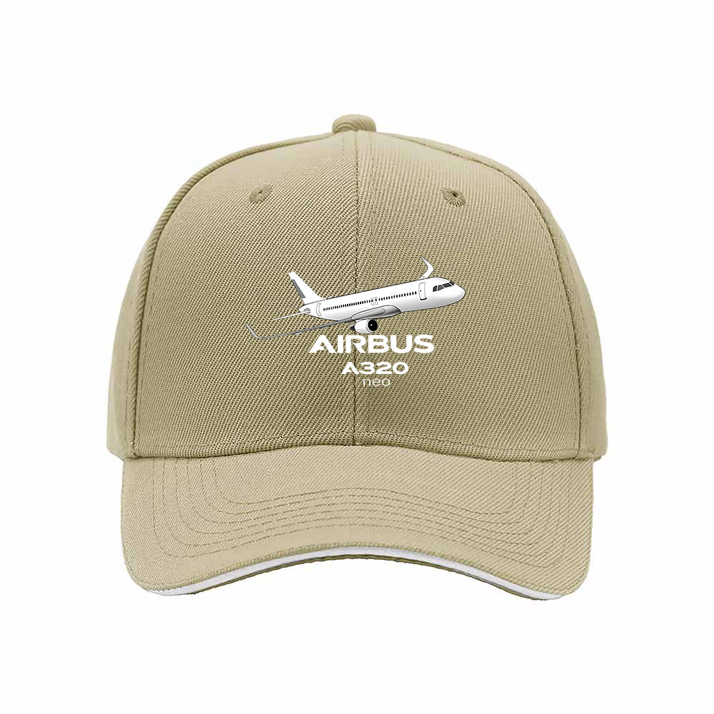 Airbus A320neo Plane Men's Baseball Cap Gift Aviation Hat - Image 4