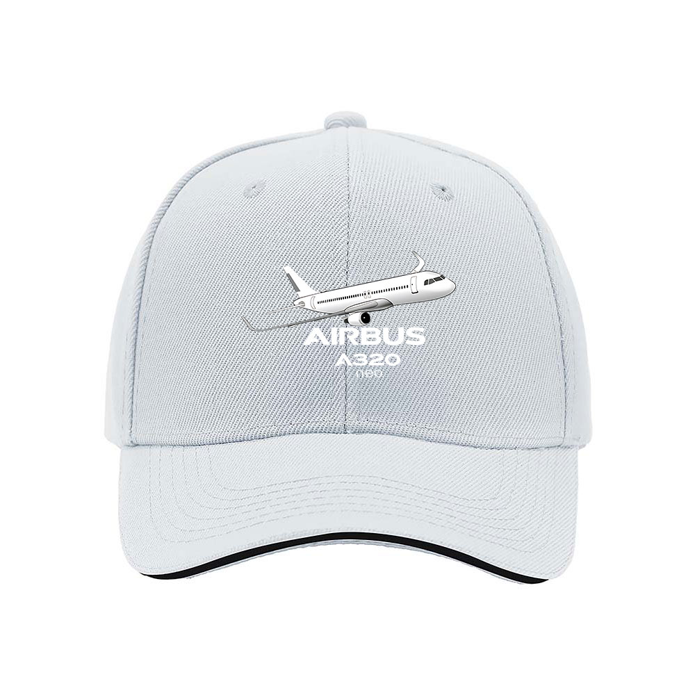 Airbus A320neo Plane Men's Baseball Cap Gift Aviation Hat - Image 5