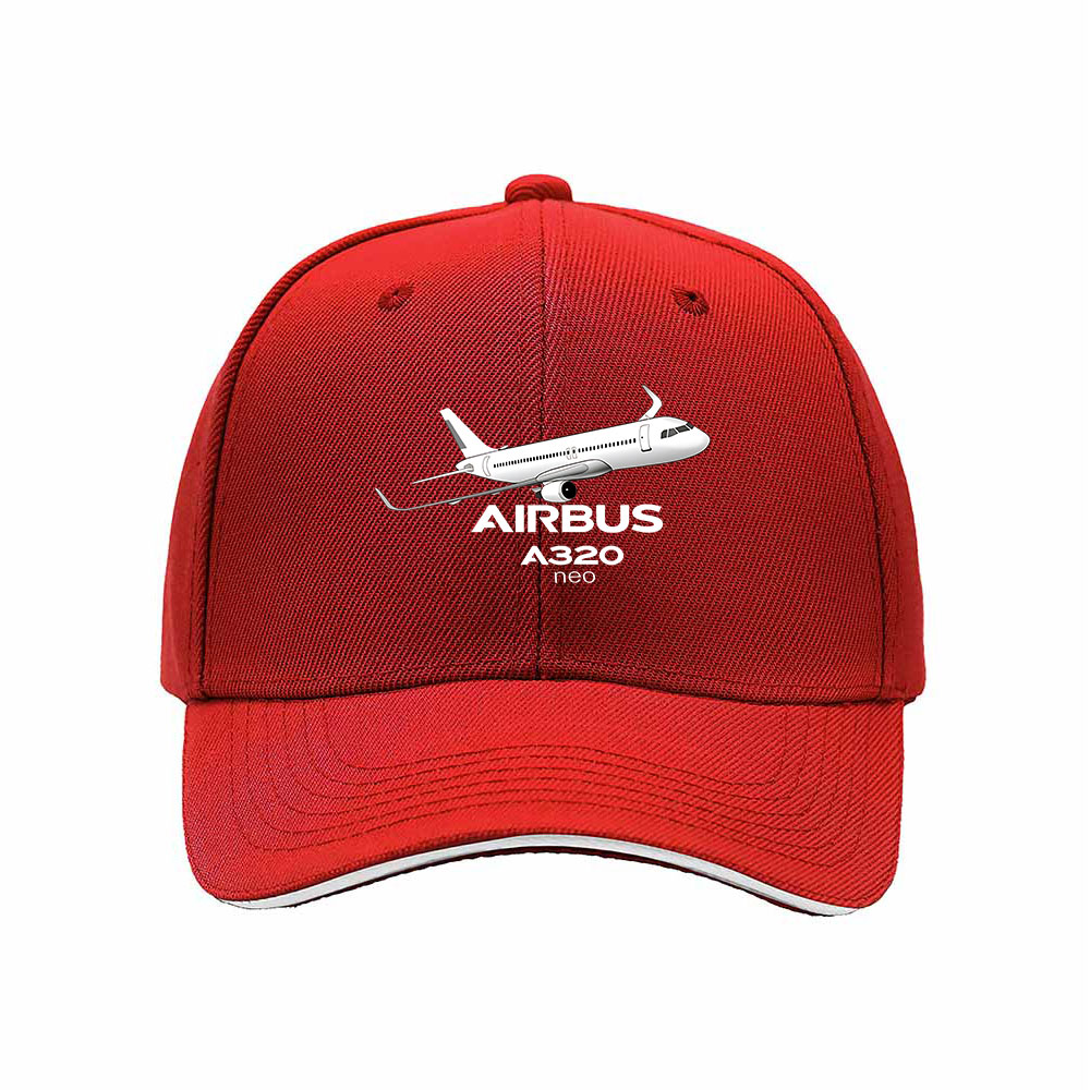 Airbus A320neo Plane Men's Baseball Cap Gift Aviation Hat - Image 6