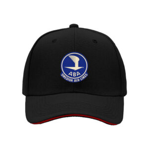 ABA Swedish Air Lines Logo Baseball Cap Men's Women's Hat Gift