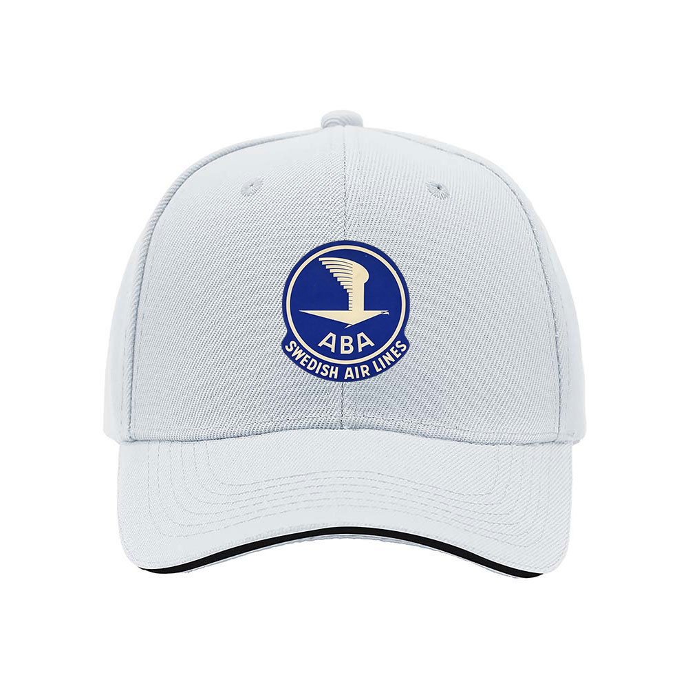 ABA Swedish Air Lines Logo Baseball Cap Men's Women's Hat Gift - Image 5