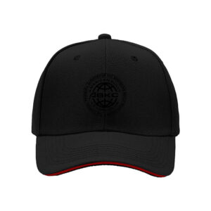 Black Baseball Cap with ABKC Logo Men's Women's Hat Gift for Outdoor Activities