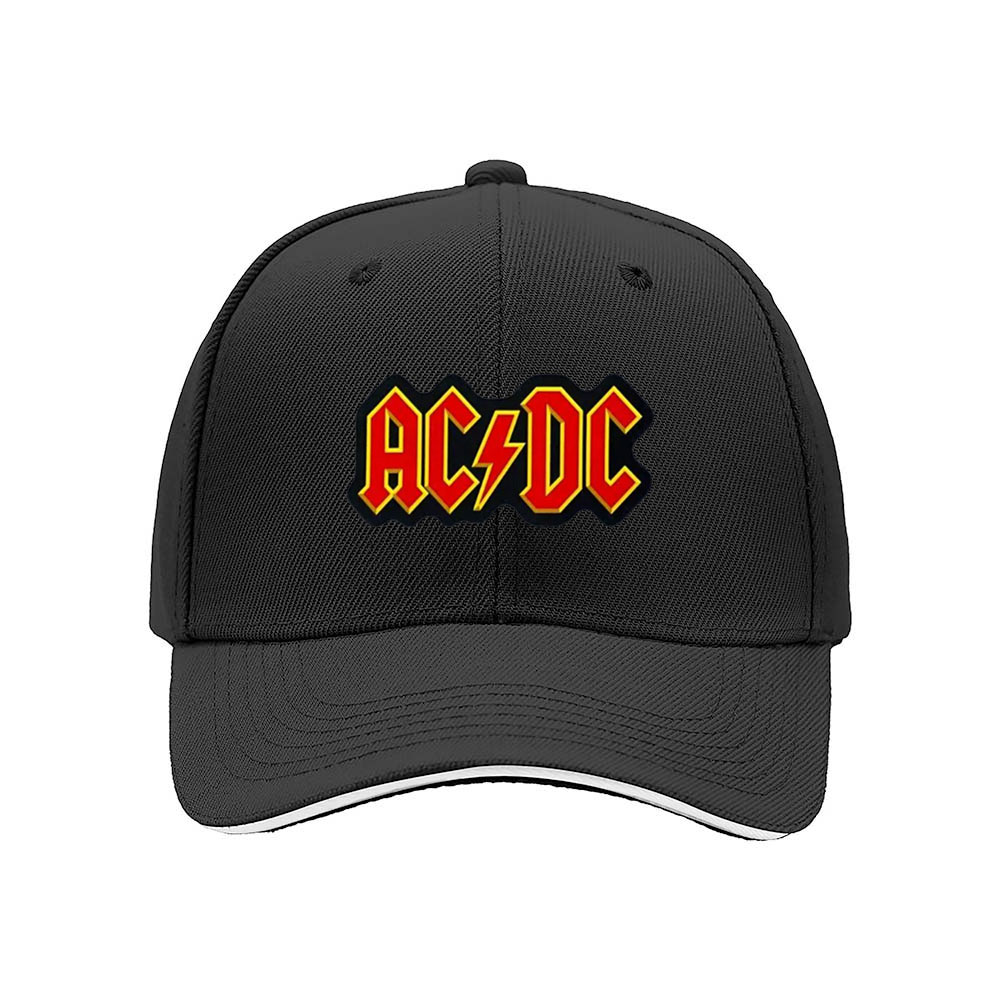ACDC Logo Men's Baseball Cap Rock Music Gift Hat - Image 3