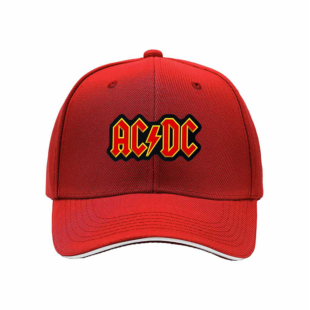 ACDC Logo Men's Baseball Cap Rock Music Gift Hat - Image 6