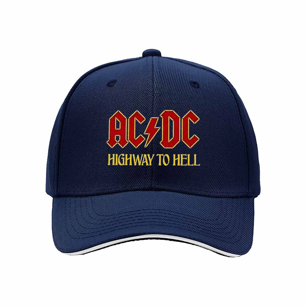 AC DC Highway to Hell Men's Baseball Cap Rock Music Gift - Image 2