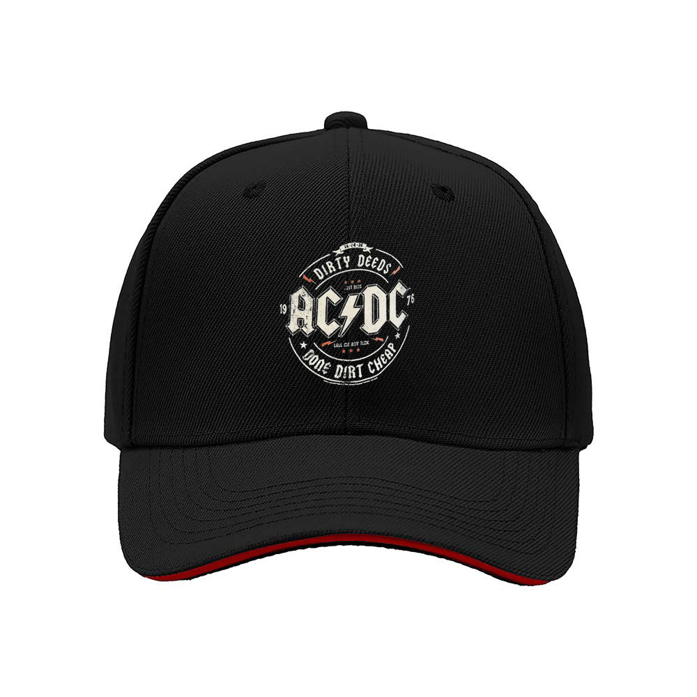 ACDC Dirty Deeds Men's Baseball Cap Rock Music Gift Hat
