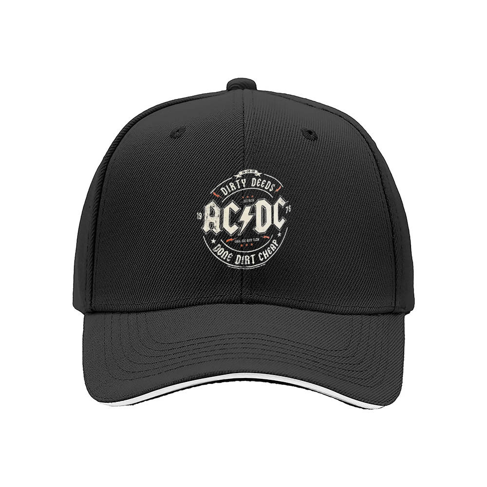 ACDC Dirty Deeds Men's Baseball Cap Rock Music Gift Hat - Image 3