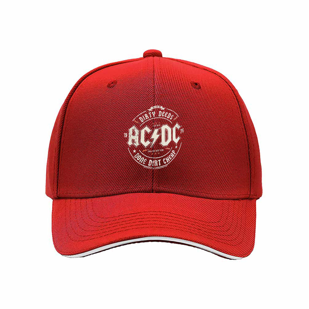 ACDC Dirty Deeds Men's Baseball Cap Rock Music Gift Hat - Image 6