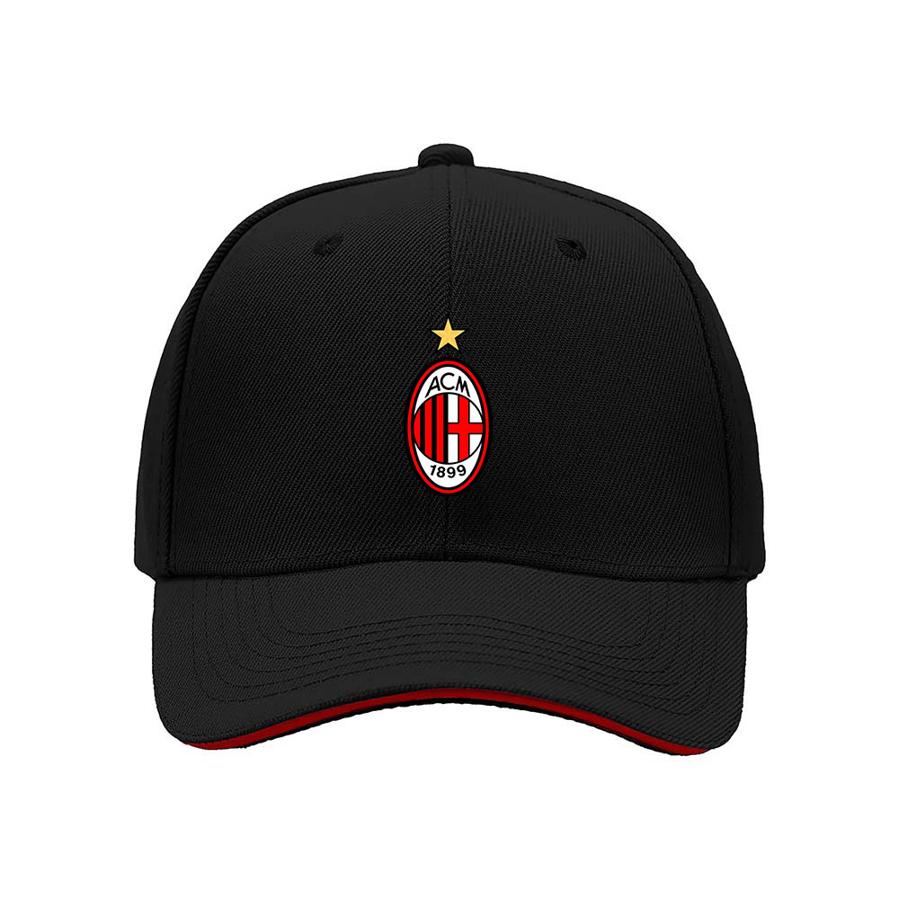AC Milan Logo Baseball Cap Men's Women's Fan Gift Hat