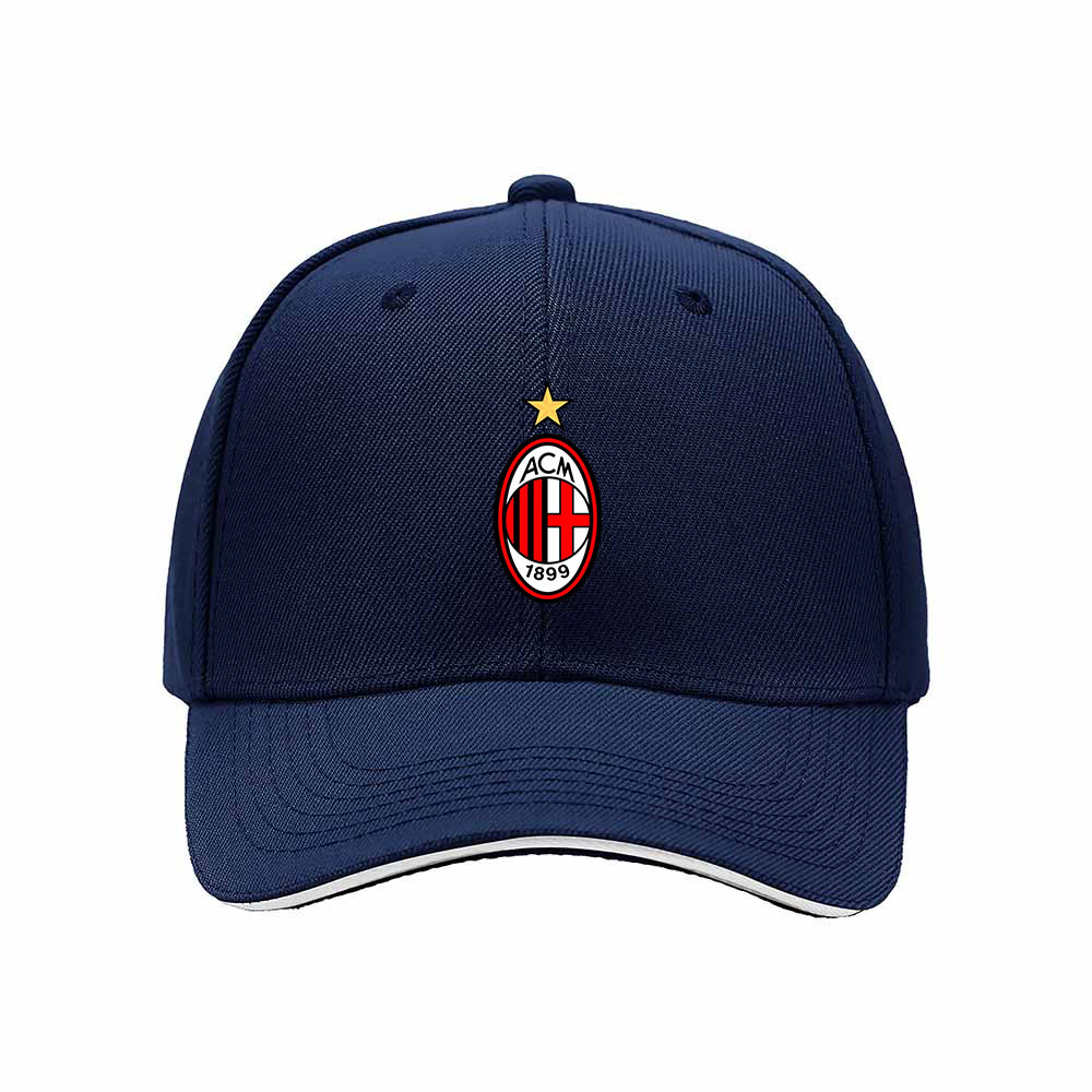 AC Milan Logo Baseball Cap Men's Women's Fan Gift Hat - Image 2