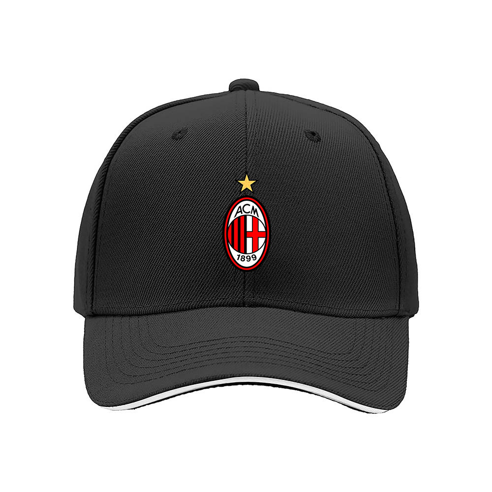 AC Milan Logo Baseball Cap Men's Women's Fan Gift Hat - Image 3