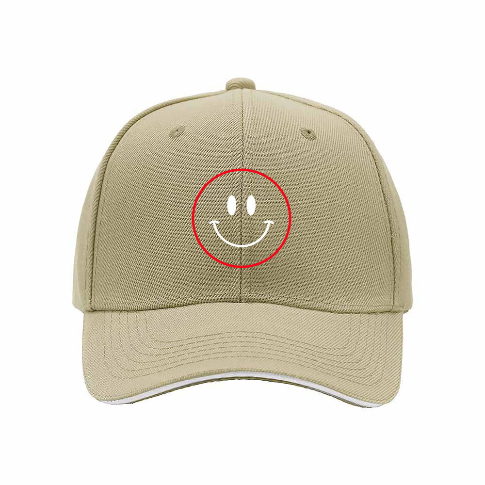 Black Smile Face Baseball Cap Men Women Gift Hat Fun Emoji Style - Image 4