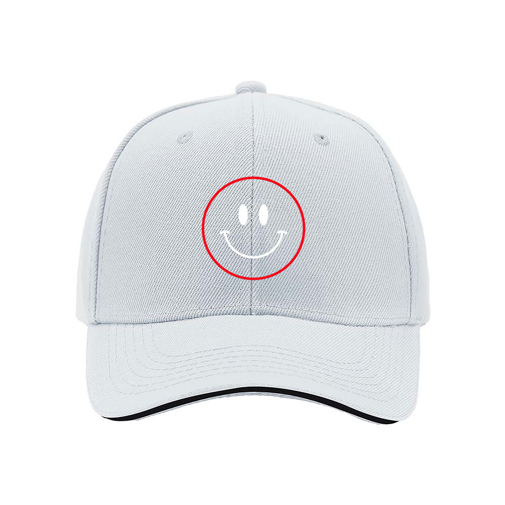 Black Smile Face Baseball Cap Men Women Gift Hat Fun Emoji Style - Image 5
