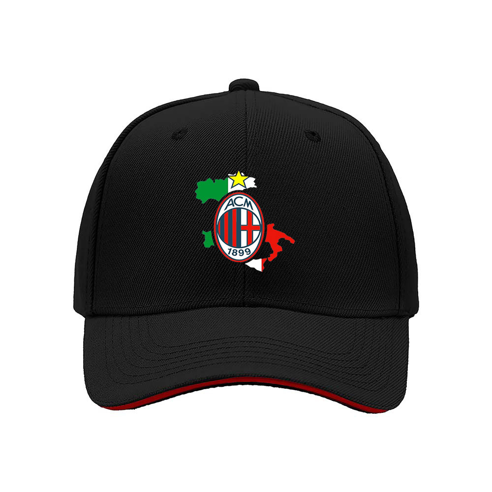 AC Milan Logo Baseball Cap Men Women Gift Fan Hat