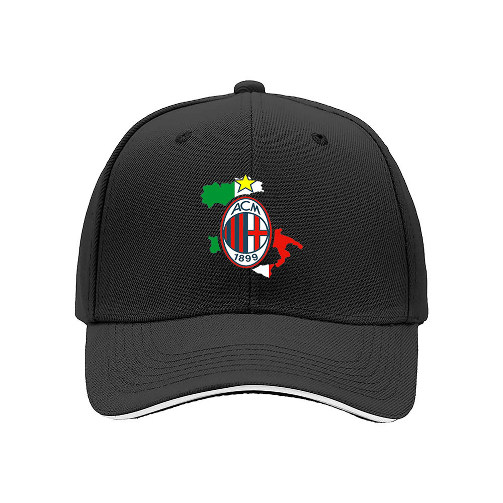 AC Milan Logo Baseball Cap Men Women Gift Fan Hat - Image 3