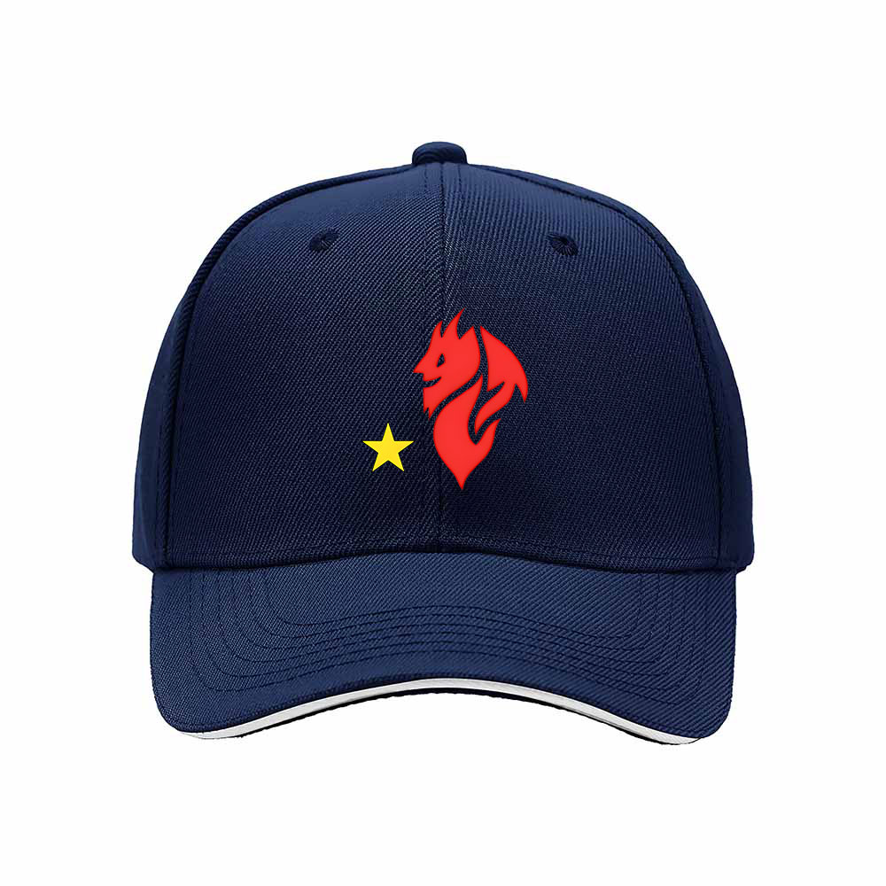 Red Dragon Star Embroidered Men's Baseball Cap Gift - Image 2