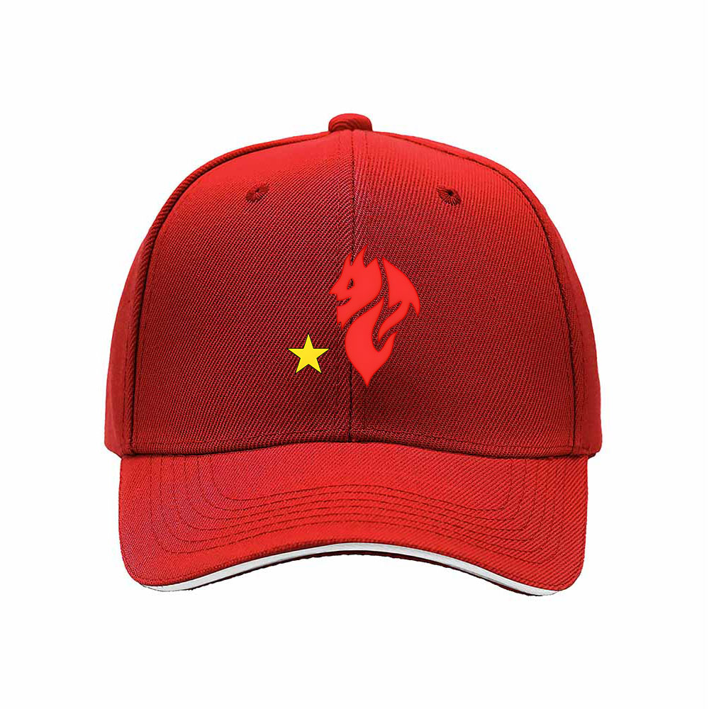 Red Dragon Star Embroidered Men's Baseball Cap Gift - Image 6