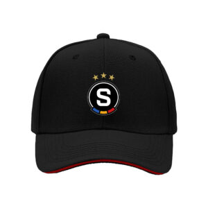 Black Baseball Cap with S Logo and Stars for Men Women Gift Style