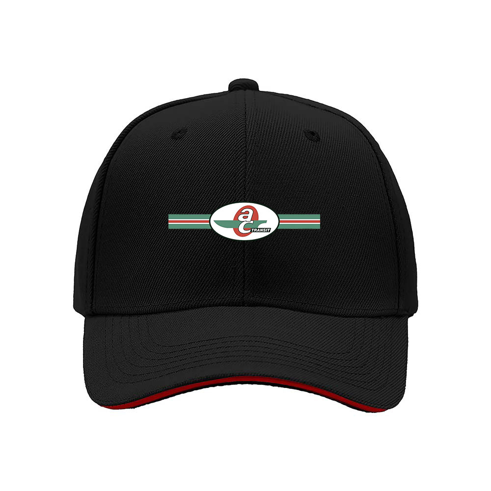 AC Transit Logo Men's Baseball Cap Black Adjustable Hat Gift for Fans