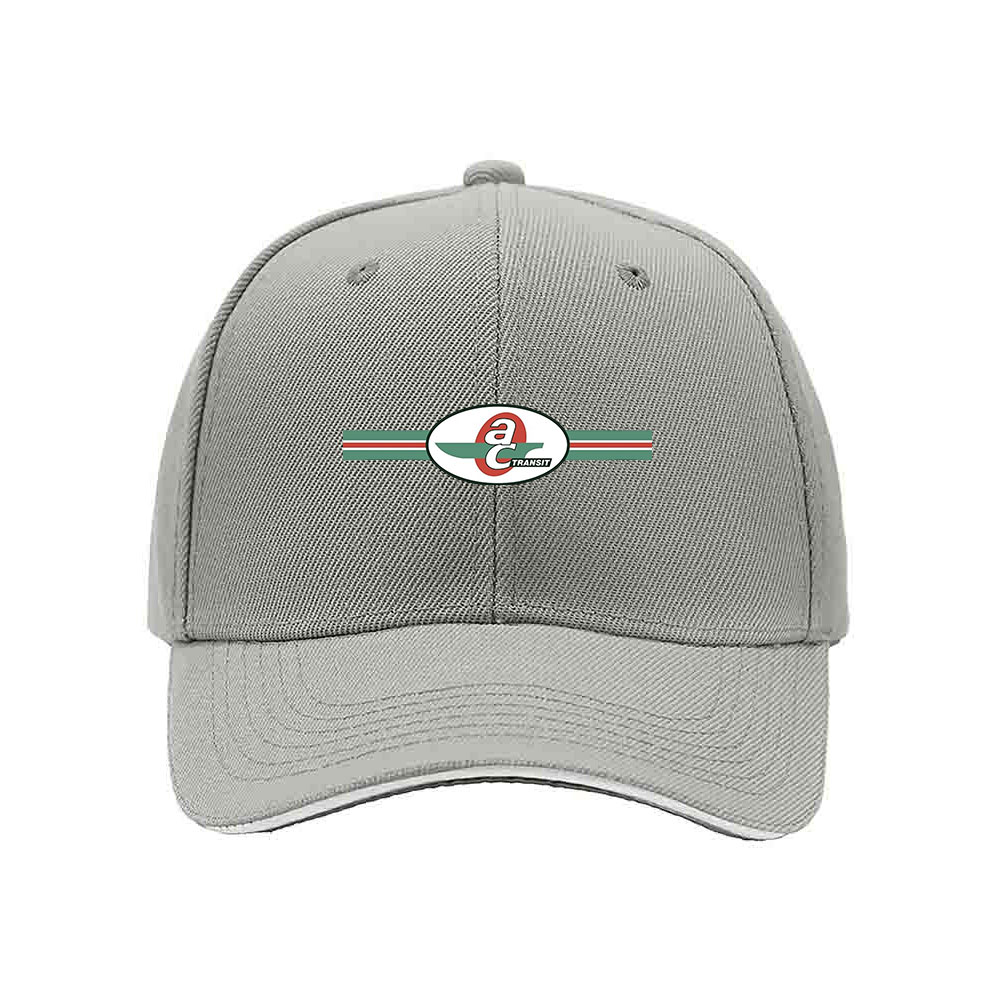 AC Transit Logo Men's Baseball Cap Black Adjustable Hat Gift for Fans - Image 7