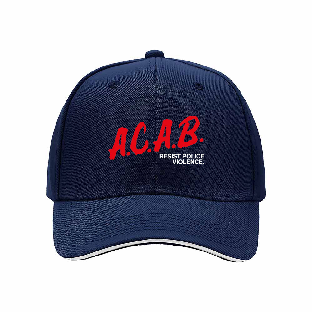 A.C.A.B Resist Police Violence Men's Baseball Cap - Image 2