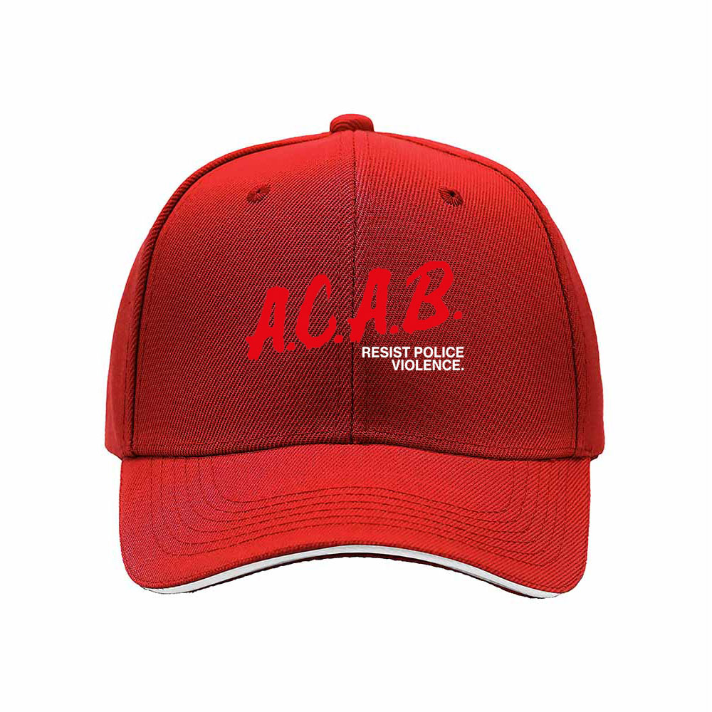 A.C.A.B Resist Police Violence Men's Baseball Cap - Image 6