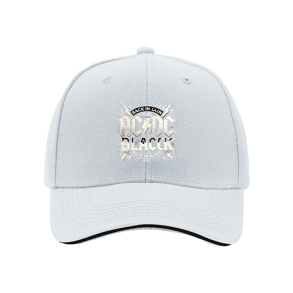 ACDC Back in Black Men's Baseball Cap Rock Music Gift Hat - Image 5