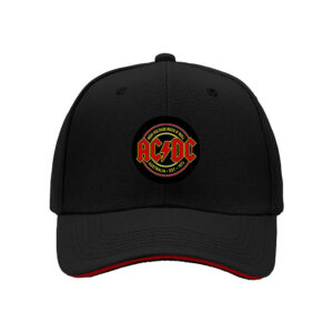 ACDC Rock Band Logo Men's Baseball Cap Black Adjustable Hat Gift